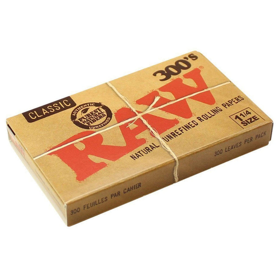 Raw 420 Accessories Raw 300s Natural Unrefined Classic Rolling Papers 1 1/4 Raw 300s Natural Unrefined Classic Rolling Papers 1 1/4-Winkler Vape