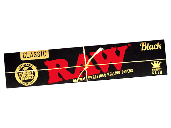 Raw 420 Accessories Raw Black King Size Slim Rolling Papers Raw Black King Size Slim Rolling Papers-Winkler Vape SuperStore 