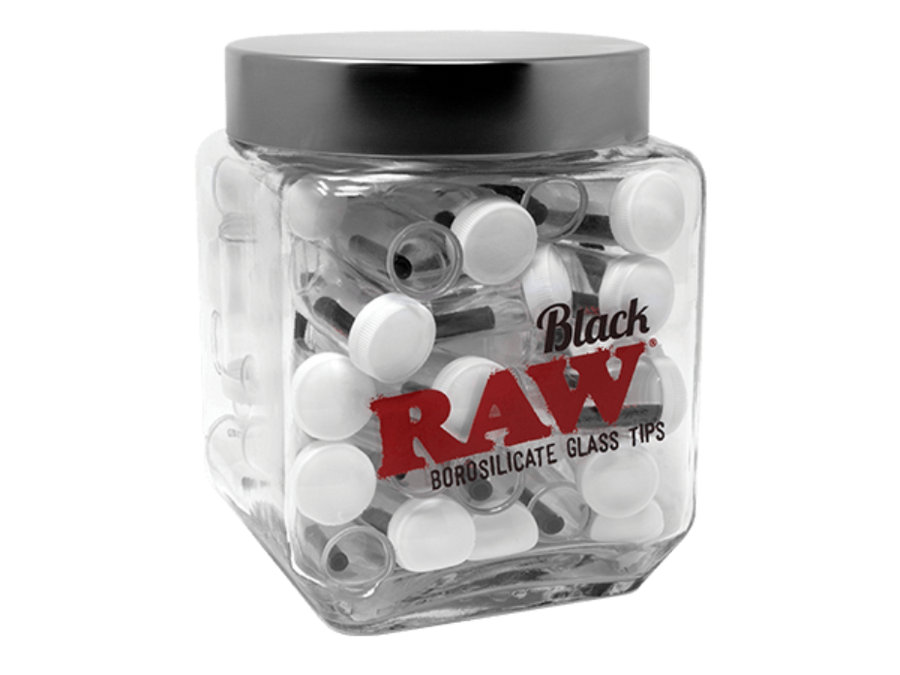 Raw 420 Accessories RAW Black Glass Tips RAW Black Glass Tips-Winkler Vape SuperStore MB, Canada