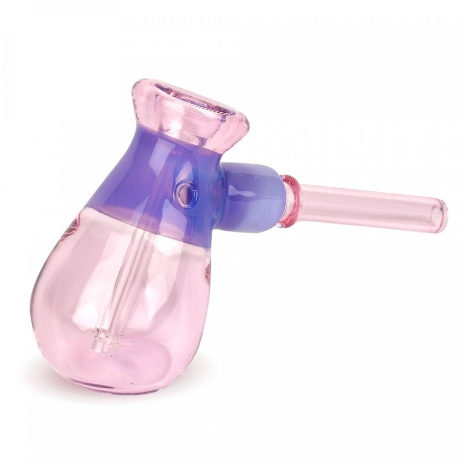Red Eye Glass 4.5" Color Blocked Hammer Bubbler Pink Winkler Vape SuperStore and Bong Shop Manitoba Canada
