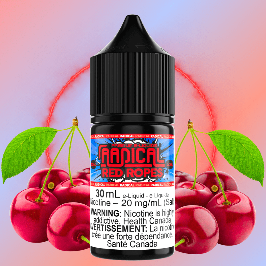 Red Ropes Salt Nic by Radical E-liquid 30mL / 12mg Winkler Vape SuperStore and Bong Shop Manitoba Canada