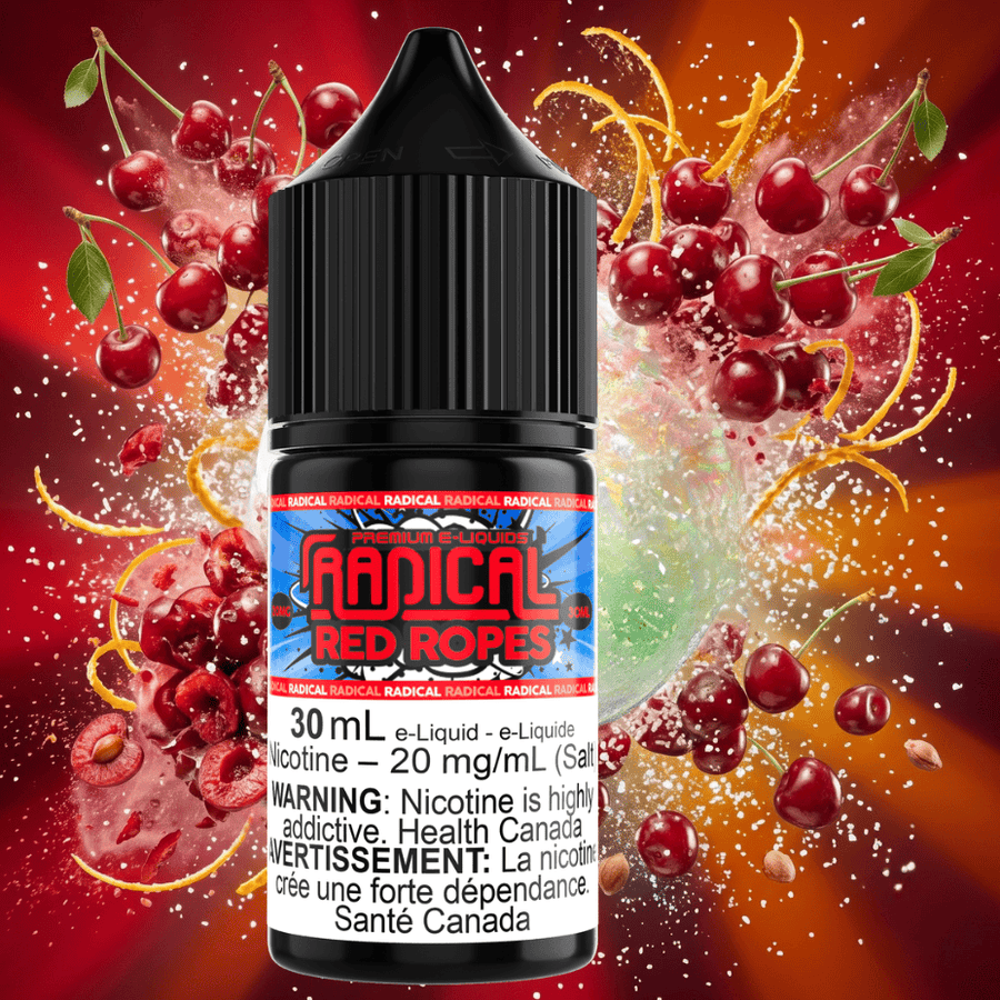 Red Ropes Salt Nic by Radical E-liquid 30mL / 12mg Winkler Vape SuperStore and Bong Shop Manitoba Canada