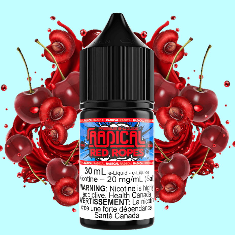 Red Ropes Salt Nic by Radical E-liquid 30mL / 20mg Winkler Vape SuperStore and Bong Shop Manitoba Canada