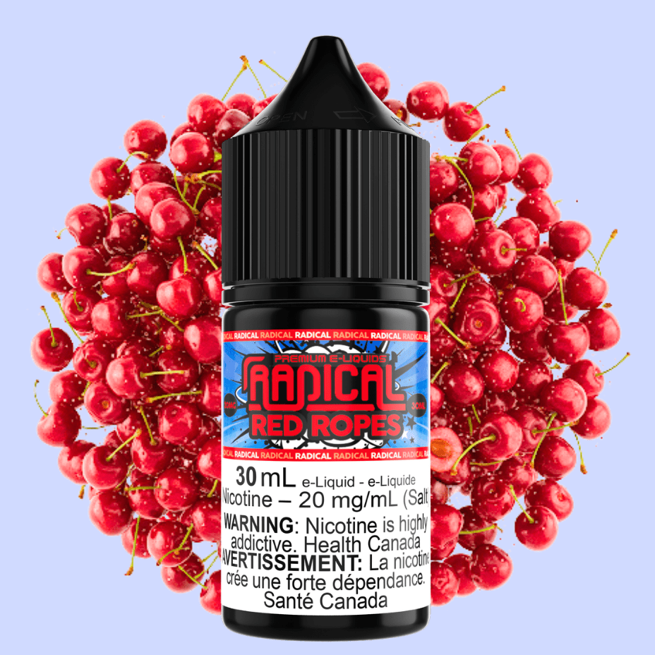 Red Ropes Salt Nic by Radical E-liquid Winkler Vape SuperStore and Bong Shop Manitoba Canada