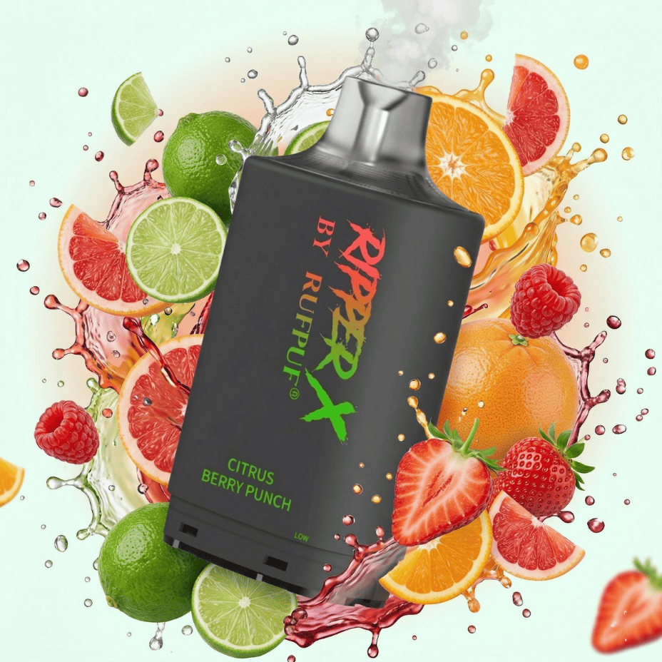 Ripper X 75K Turbo Pod - Citrus Berry Punch 30ml / 20mg Winkler Vape SuperStore and Bong Shop Manitoba Canada
