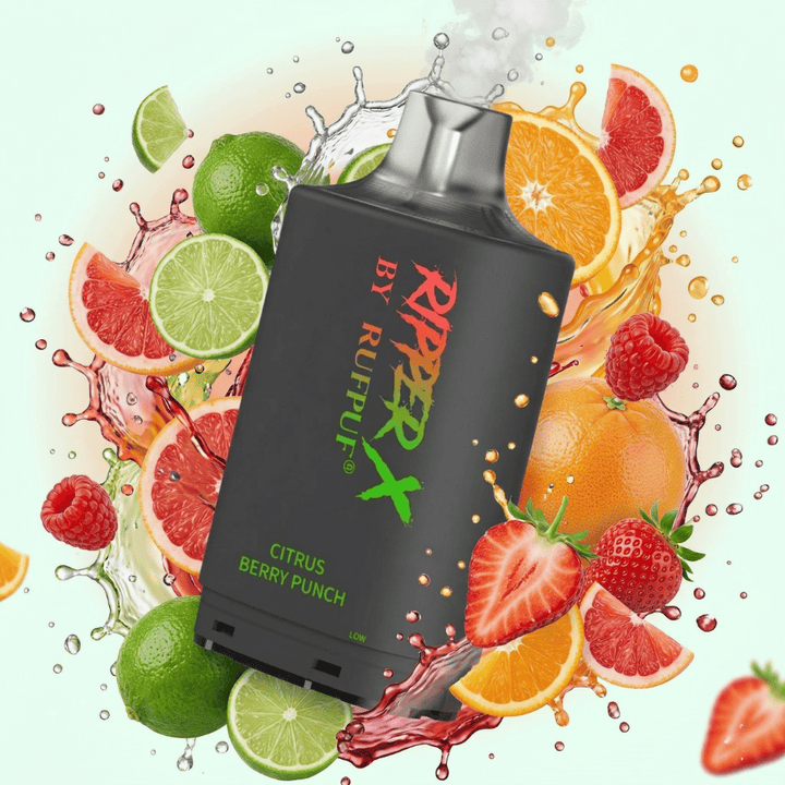 Ripper X 75K Turbo Pod - Citrus Berry Punch 30ml / 20mg Winkler Vape SuperStore and Bong Shop Manitoba Canada