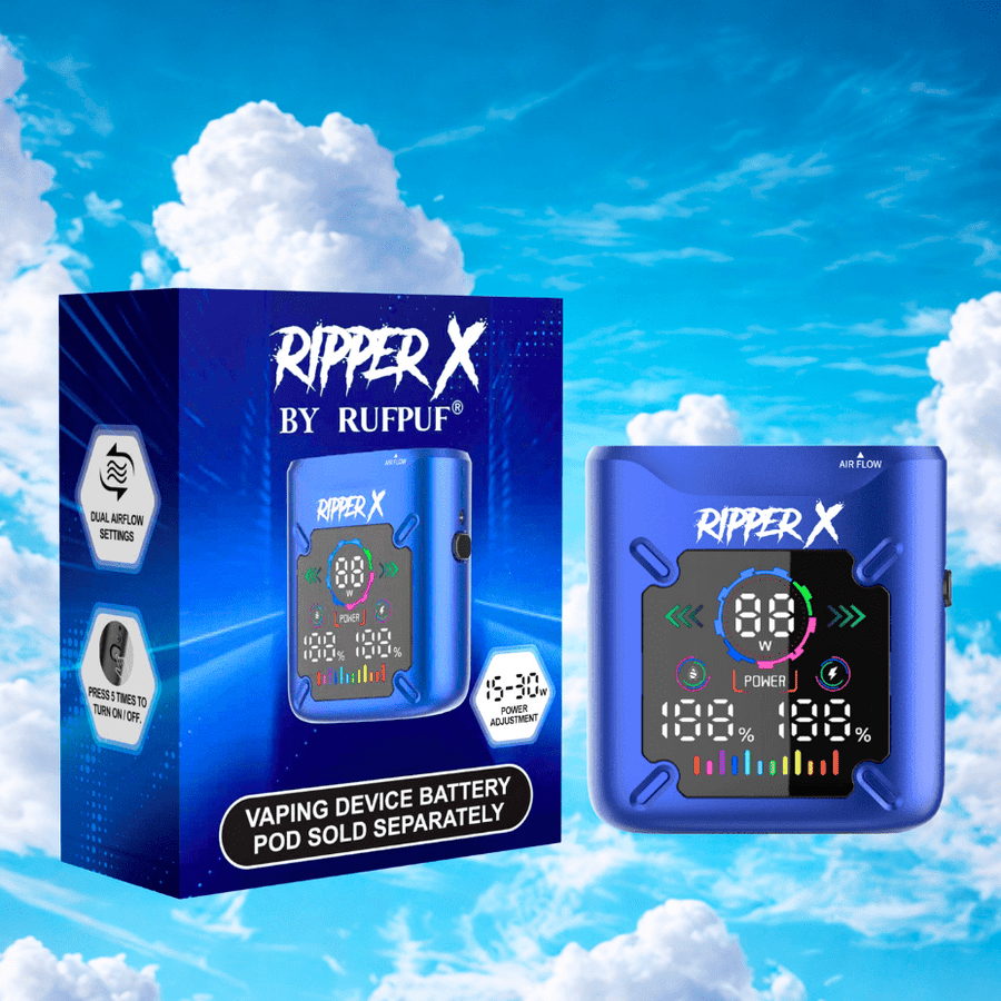 Ripper X Ultra Battery-1000mAh Metallic Dark Blue Winkler Vape SuperStore and Bong Shop Manitoba Canada