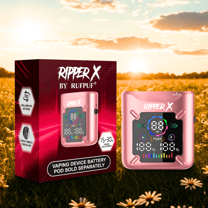 Ripper X Ultra Battery-1000mAh Metallic Pink Winkler Vape SuperStore and Bong Shop Manitoba Canada