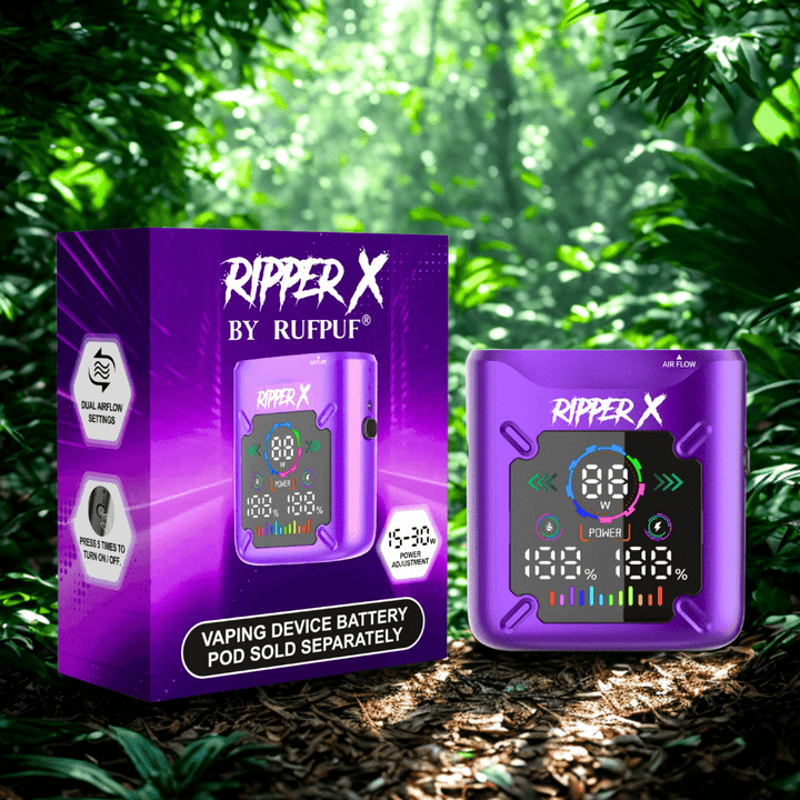 Ripper X Ultra Battery-1000mAh Metallic Purple Winkler Vape SuperStore and Bong Shop Manitoba Canada