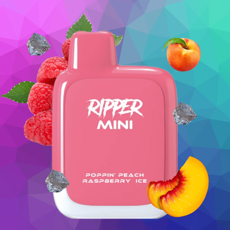 RufPuf Disposables Disposables 1000 puffs / Poppin Peach Raspberry Ice Rufpuf Ripper Mini Disposable Vape-1100 Rufpuf Ripper Mini Disposable Vape 1100 puffs-On Sale in Manitoba