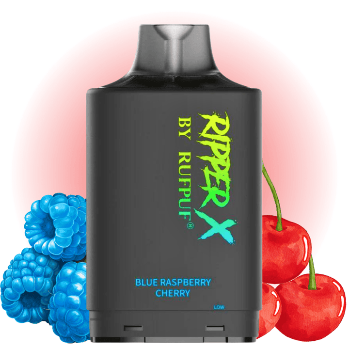 RufPuf Ripper X 35K - Blue Raspberry Cherry 35000 Puffs / 20mg Winkler Vape SuperStore and Bong Shop Manitoba Canada