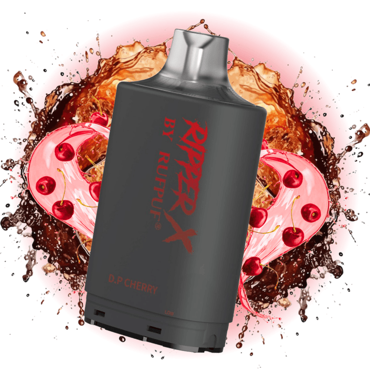 RufPuf Ripper X 75k Pod - D.P Cherry 20mg / 75000 Puffs Winkler Vape SuperStore and Bong Shop Manitoba Canada