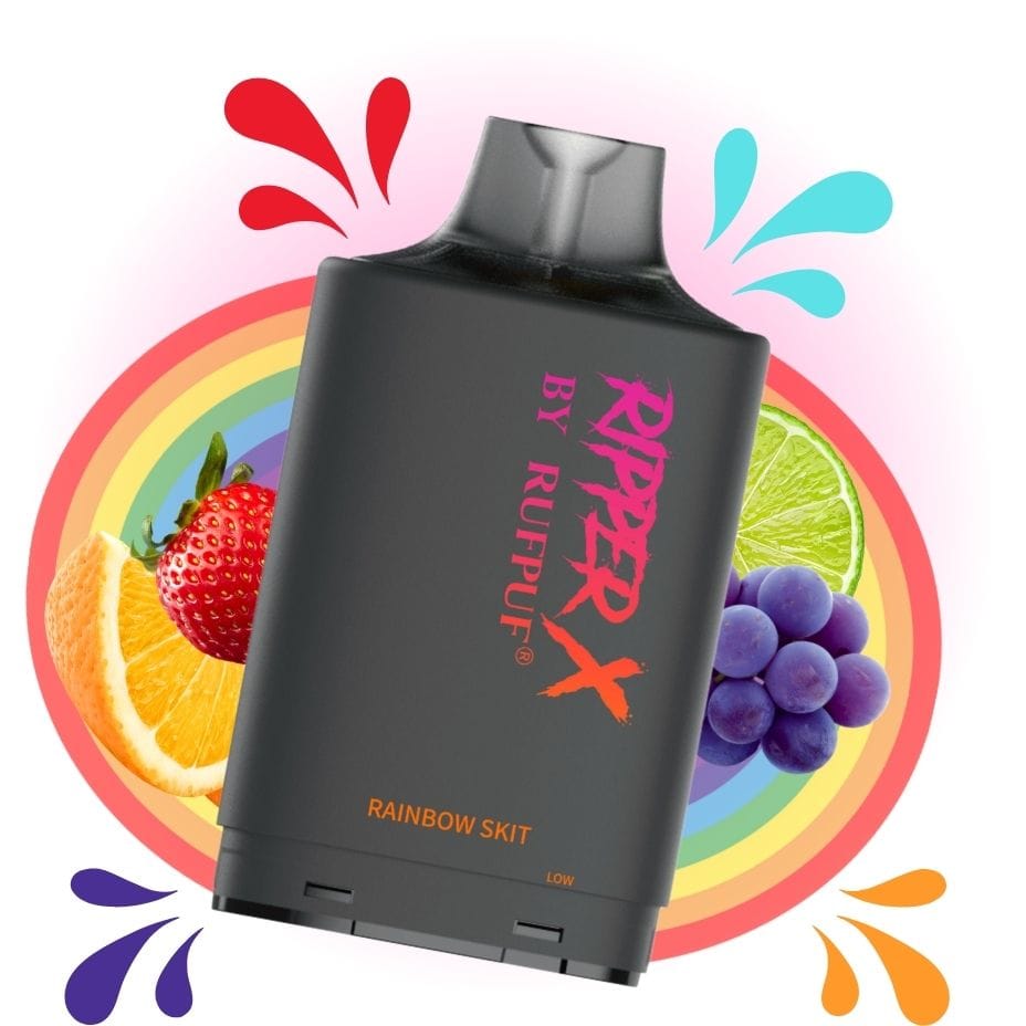 RufPuf Ripper X 75k Turbo Pod - Rainbow SKIT 75000 Puffs Winkler Vape SuperStore and Bong Shop Manitoba Canada