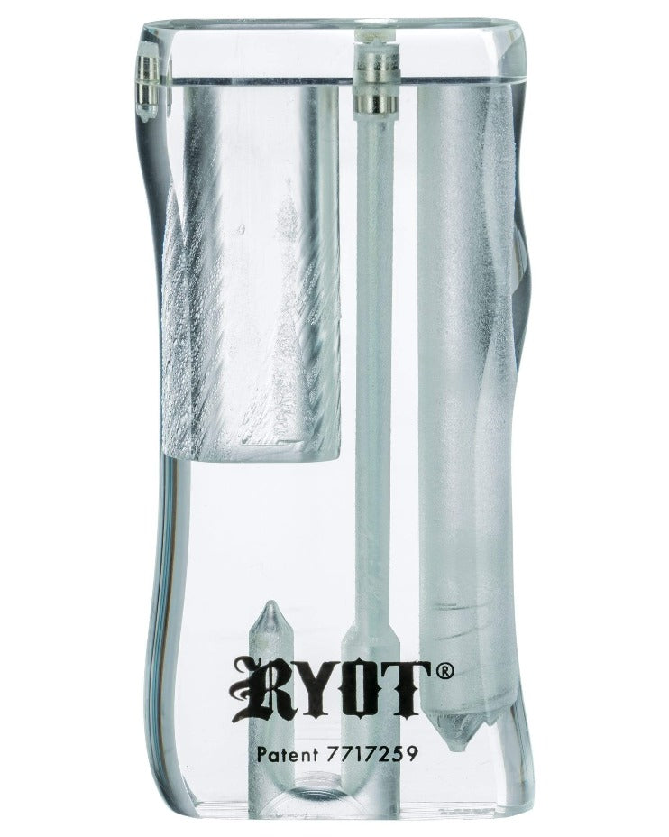 RYOT 420 Hardware Clear RYOT Acrylic Poker Dugout w/ Matching Bat-Large RYOT Acrylic Poker Dugout -Winkler Vape SuperStore & Bong Shop MB, Canada