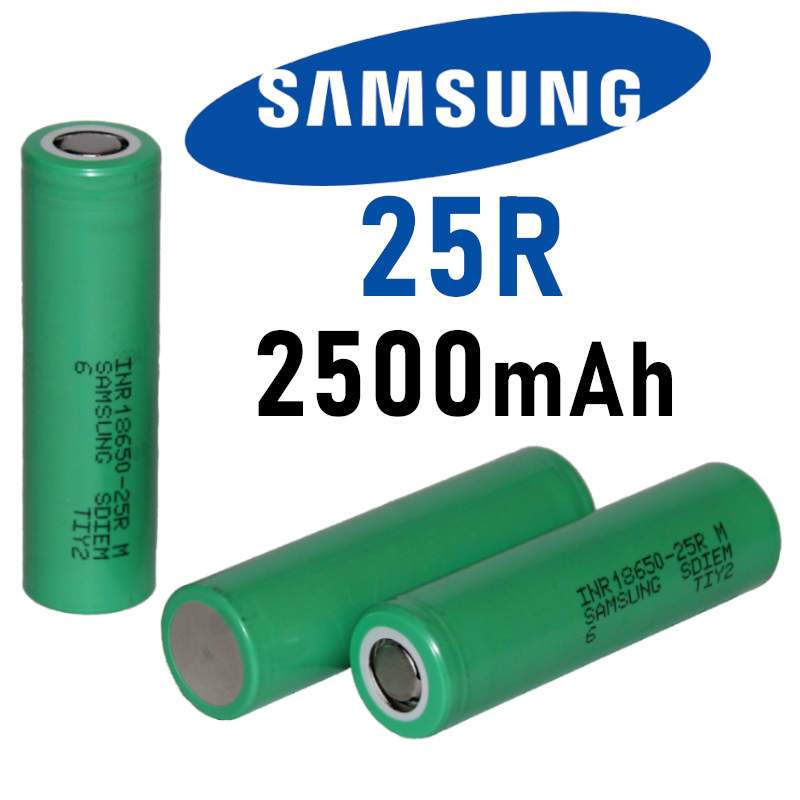 Samsung Accessories Samsung INR-18650-25R Authentic Battery Samsung INR-18650-25R Battery-Winkler Vape SuperStore, Manitoba, Canada