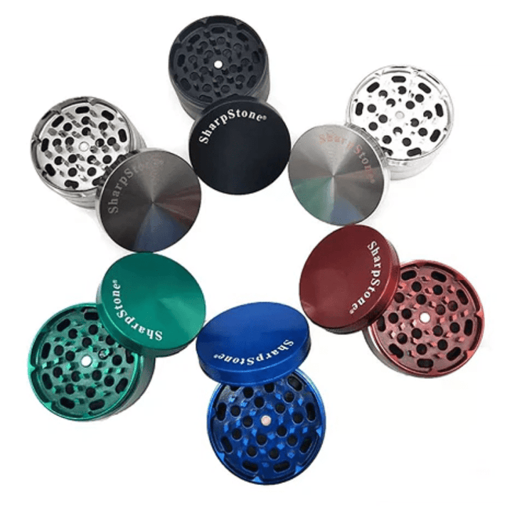 SharpStone 40mm Grinder 4 Piece 40mm / Blue Winkler Vape SuperStore and Bong Shop Manitoba Canada