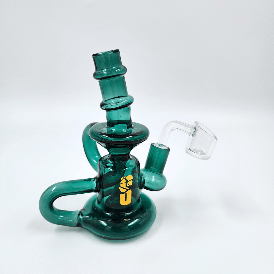 Shatter'd Glassworks-Mini Recycler 5" Winkler Vape SuperStore and Bong Shop Manitoba Canada
