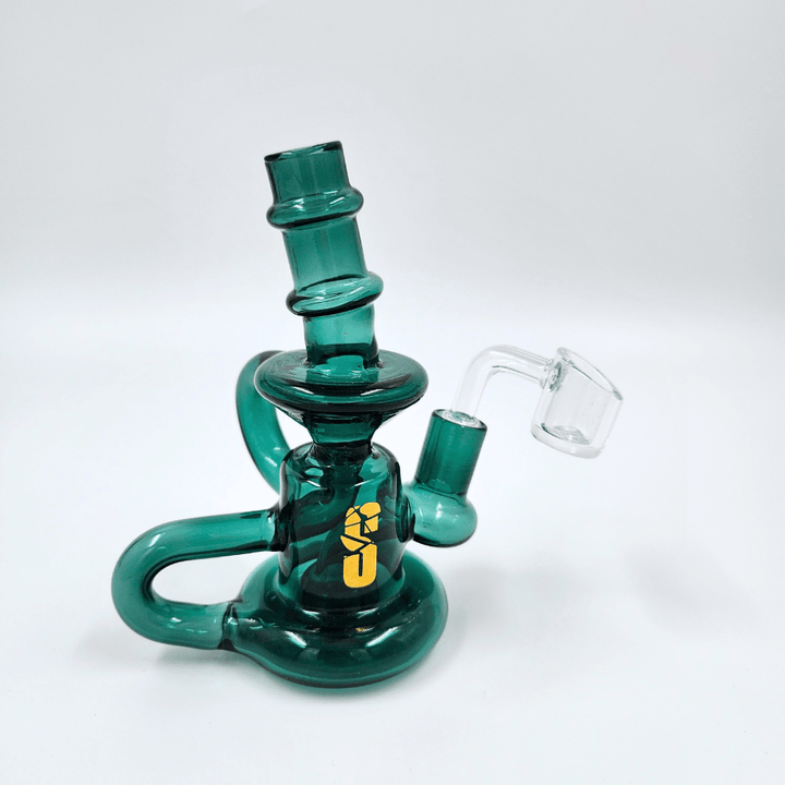 Shatter'd Glassworks-Mini Recycler 5" Winkler Vape SuperStore and Bong Shop Manitoba Canada