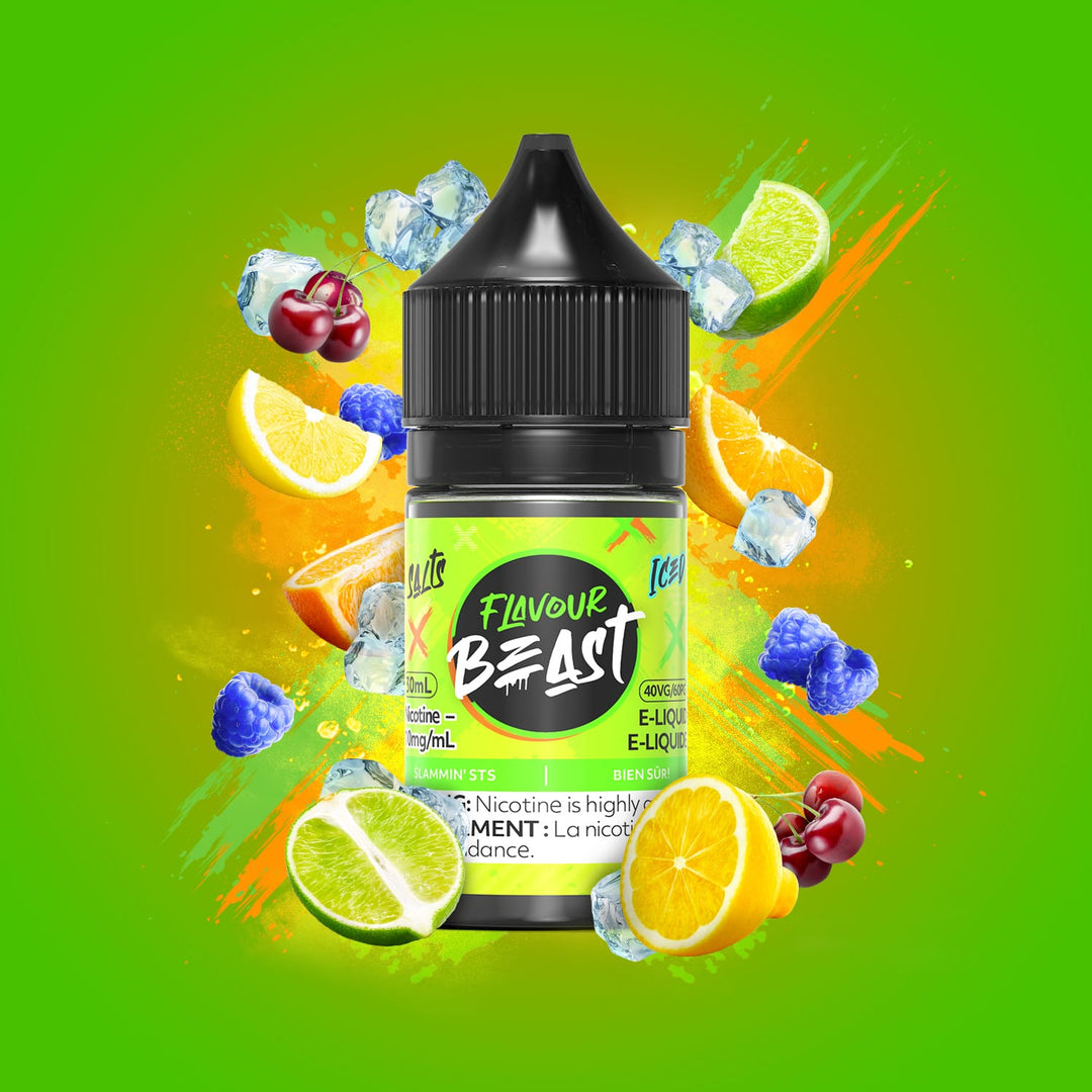 Slammin' STS Iced Salt by Flavour Beast E-liquid 20mg Winkler Vape SuperStore and Bong Shop Manitoba Canada