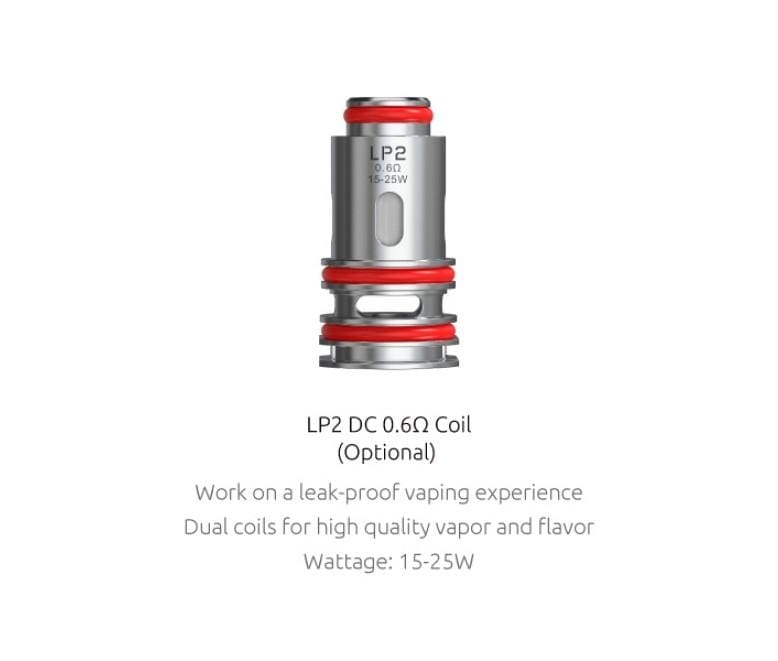 Smok LP2 Replacement Coils-5/pk LP2 DC 0.6ohm MTL Winkler Vape SuperStore and Bong Shop Manitoba Canada