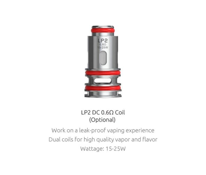 Smok LP2 Replacement Coils-5/pk LP2 DC 0.6ohm MTL Winkler Vape SuperStore and Bong Shop Manitoba Canada
