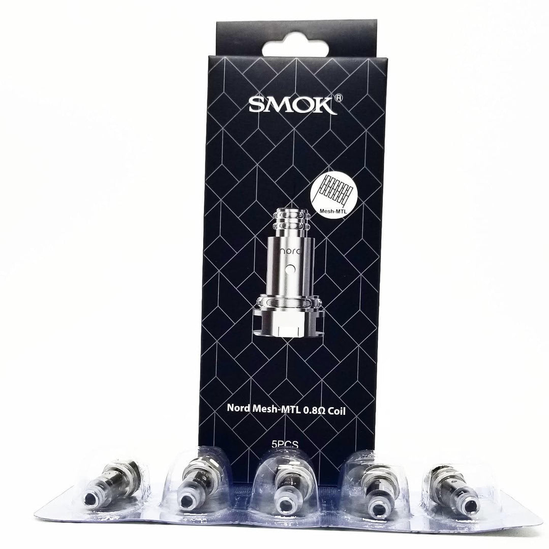 Smok Hardware & Kits Mesh 0.8 5/pkg Smok Nord Replacement Coils Smok Nord Replacement Coils-Winkler Vape SuperStore Manitoba