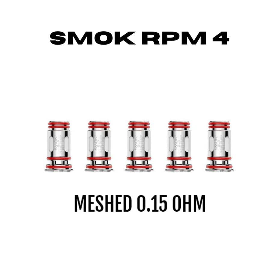 Smok RPM 4 Replacement Coils-5pk 0.15Ω (30-60W) Winkler Vape SuperStore and Bong Shop Manitoba Canada