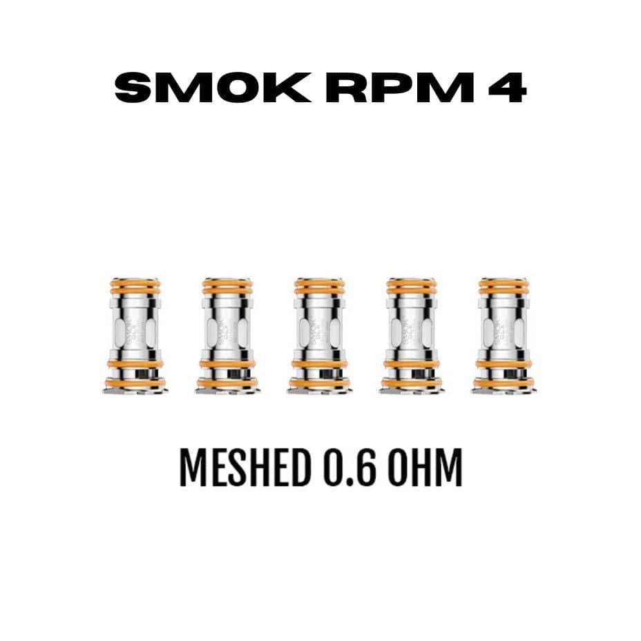 Smok RPM 4 Replacement Coils-5pk 0.6Ω (10-30W) Winkler Vape SuperStore and Bong Shop Manitoba Canada