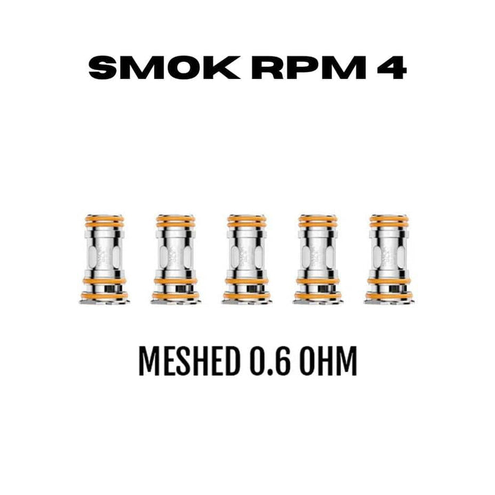 Smok RPM 4 Replacement Coils-5pk 0.6Ω (10-30W) Winkler Vape SuperStore and Bong Shop Manitoba Canada