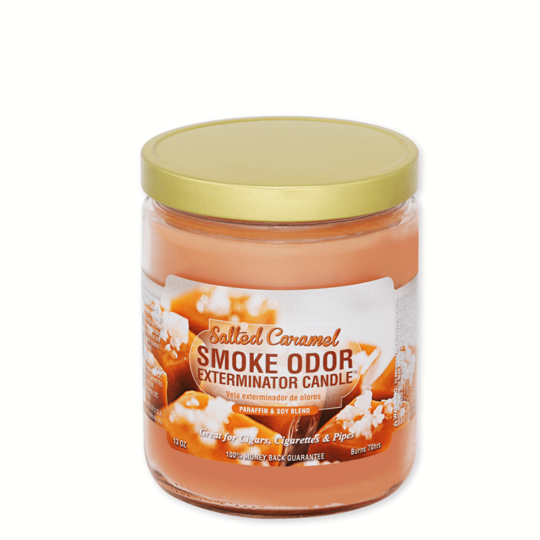 Smoke Odor 13oz. Candle-Salted Caramel Winkler Vape SuperStore and Bong Shop Manitoba Canada