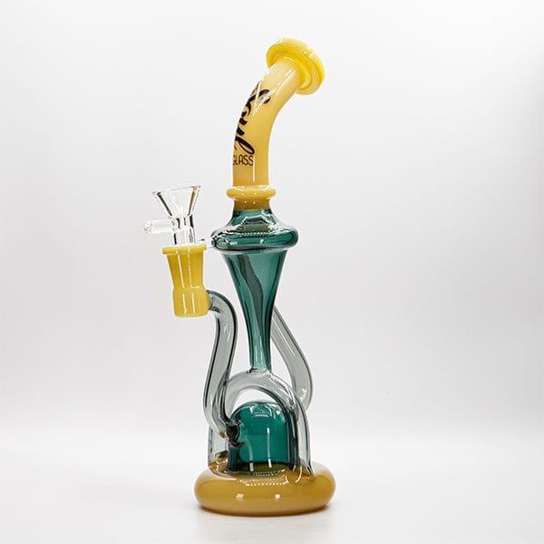 Soul Glass Recyclers Soul Glass Recycler Tube-10" Soul Glass Recycler Tube-10"-Winkler Vape SuperStore & Bong Shop MB, Canada