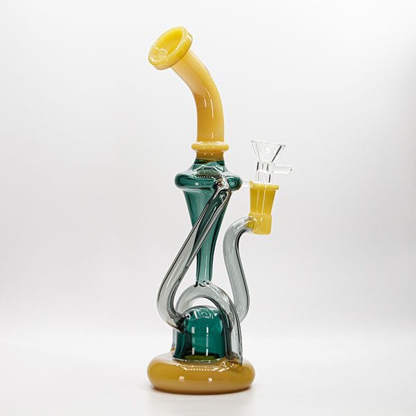 Soul Glass Recyclers Soul Glass Recycler Tube-10" Soul Glass Recycler Tube-10"-Winkler Vape SuperStore & Bong Shop MB, Canada