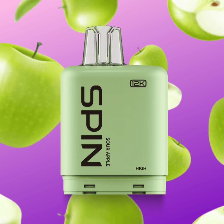 Spin Fizz X Closed Pod System 12000 Puffs / 20mg Spin Fizz X Pod 12000 - Sour Apple Spin Fizz X Pod 12000 - Sour Apple in Manitoba at Winkler Vape SuperStore.