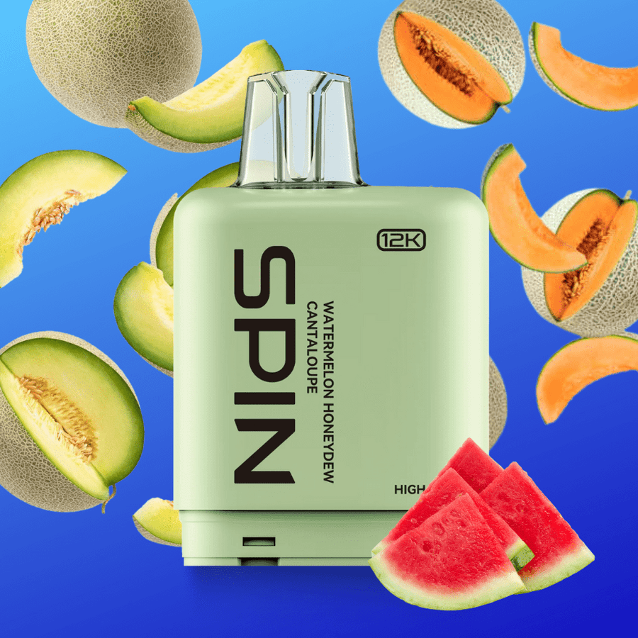 Spin Fizz X Closed Pod System 12000 Puffs / 20mg Spin Fizz X Pod 12000 - Watermelon Honeydew Cantaloupe Spin Fizz X Pod 12000 - Watermelon Honeydew Cantaloupe in Canada
