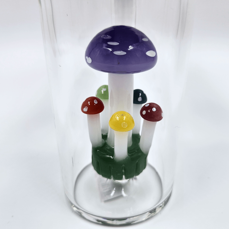 High Class Glass Cylinder Shroomy Bong 7.5"-Winkler Vape SuperStore & Bong Shop MB, Canada