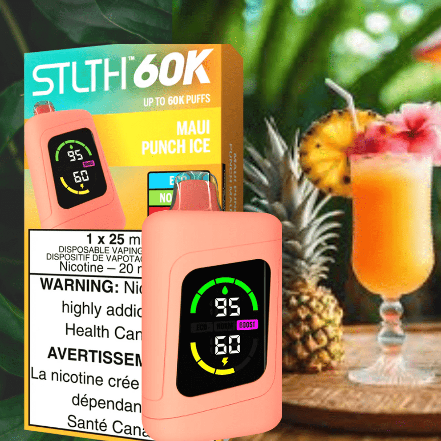 STLTH 60K Disposable Vape - Maui Punch 20mg / 60000 Puffs Winkler Vape SuperStore and Bong Shop Manitoba Canada