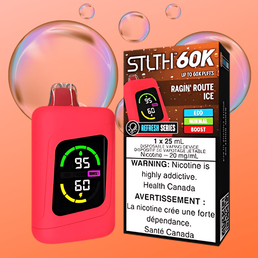 Stlth 60k Refresh Series Disposable Vape - Ragin Root Ice Winkler Vape SuperStore and Bong Shop Manitoba Canada