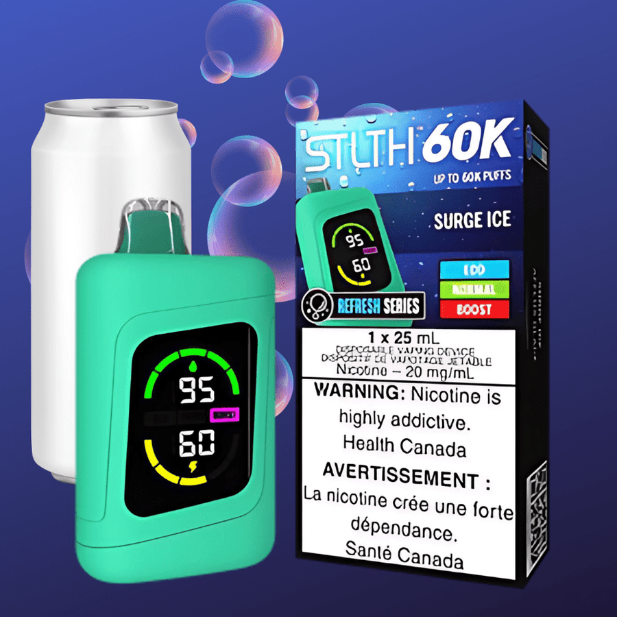 STLTH 60k Refresh Series Disposable Vape - Surge Ice Winkler Vape SuperStore and Bong Shop Manitoba Canada
