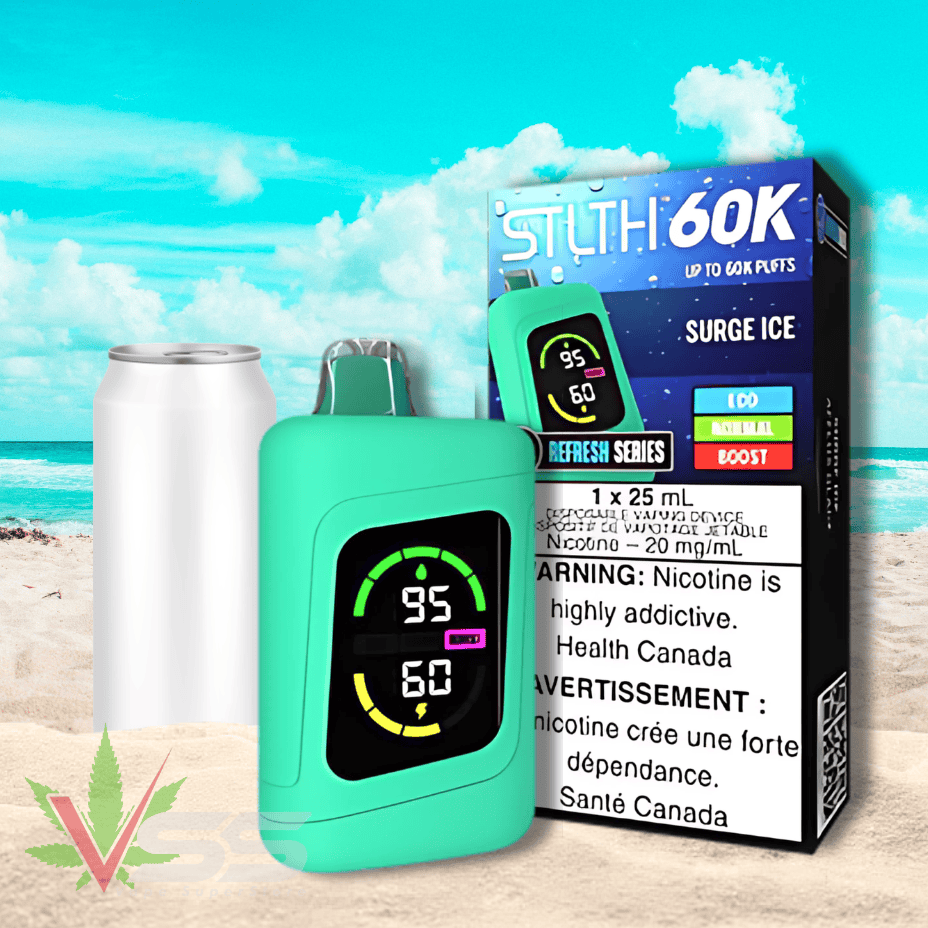 STLTH 60k Refresh Series Disposable Vape - Surge Ice Winkler Vape SuperStore and Bong Shop Manitoba Canada
