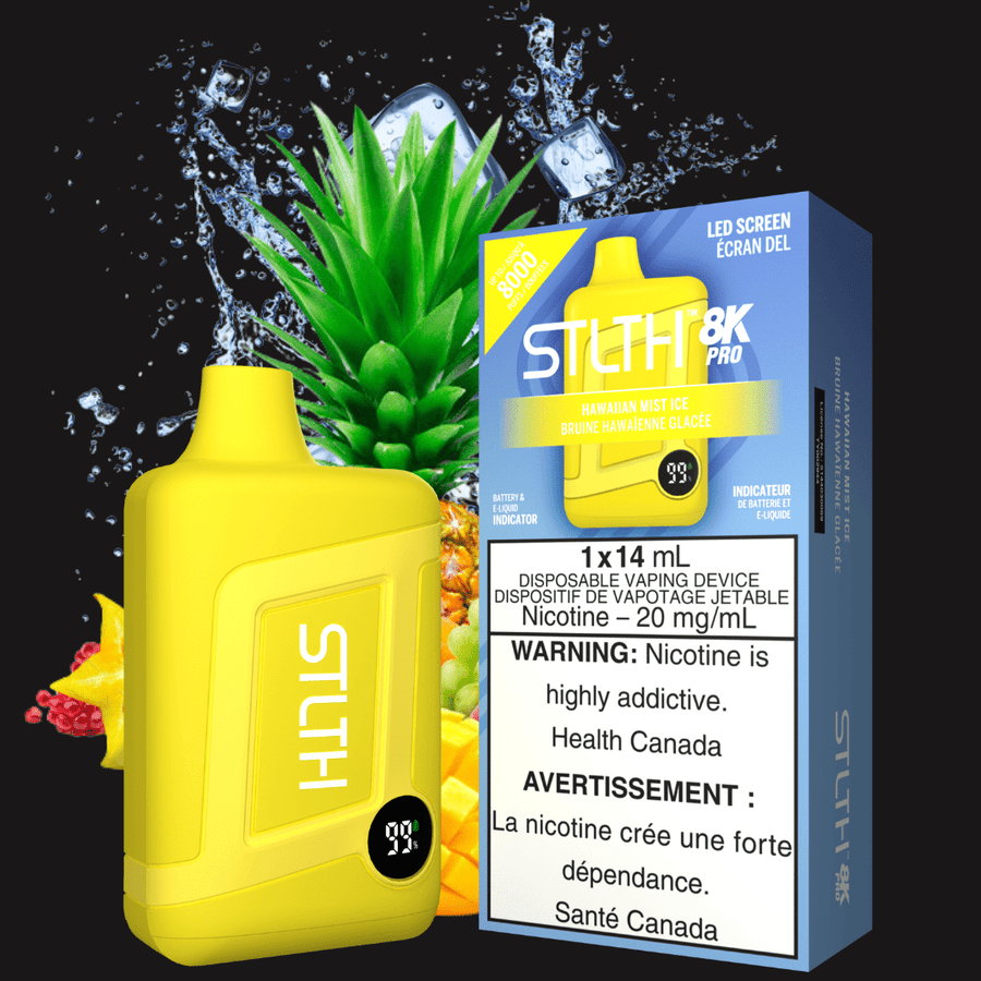 STLTH Disposables 20mg / 8000 Puffs STLTH 8K PRO Disposable Vape-Hawaiian Mist Ice STLTH 8K PRO Disposable Vape-Hawaiian Mist Ice-Winkler Vape SuperStore
