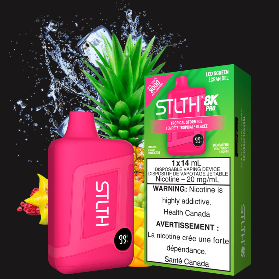 STLTH Disposables 20mg STLTH 8K PRO Disposable Vape-Tropical Storm Ice STLTH 8K PRO Disposable Vape-Tropical Storm Ice-Winkler Vape 