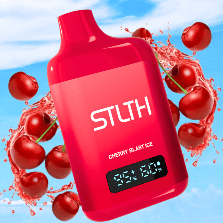 STLTH Eco Box Disposable Vape - Cherry Blast Ice 10mL / 20mg Winkler Vape SuperStore and Bong Shop Manitoba Canada