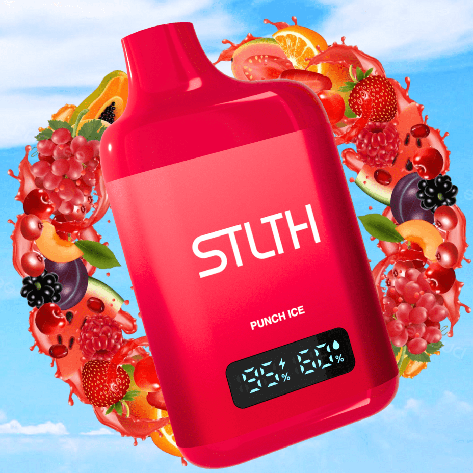 STLTH Eco Box Disposable Vape - Punch Ice 10ml / 20mg Winkler Vape SuperStore and Bong Shop Manitoba Canada