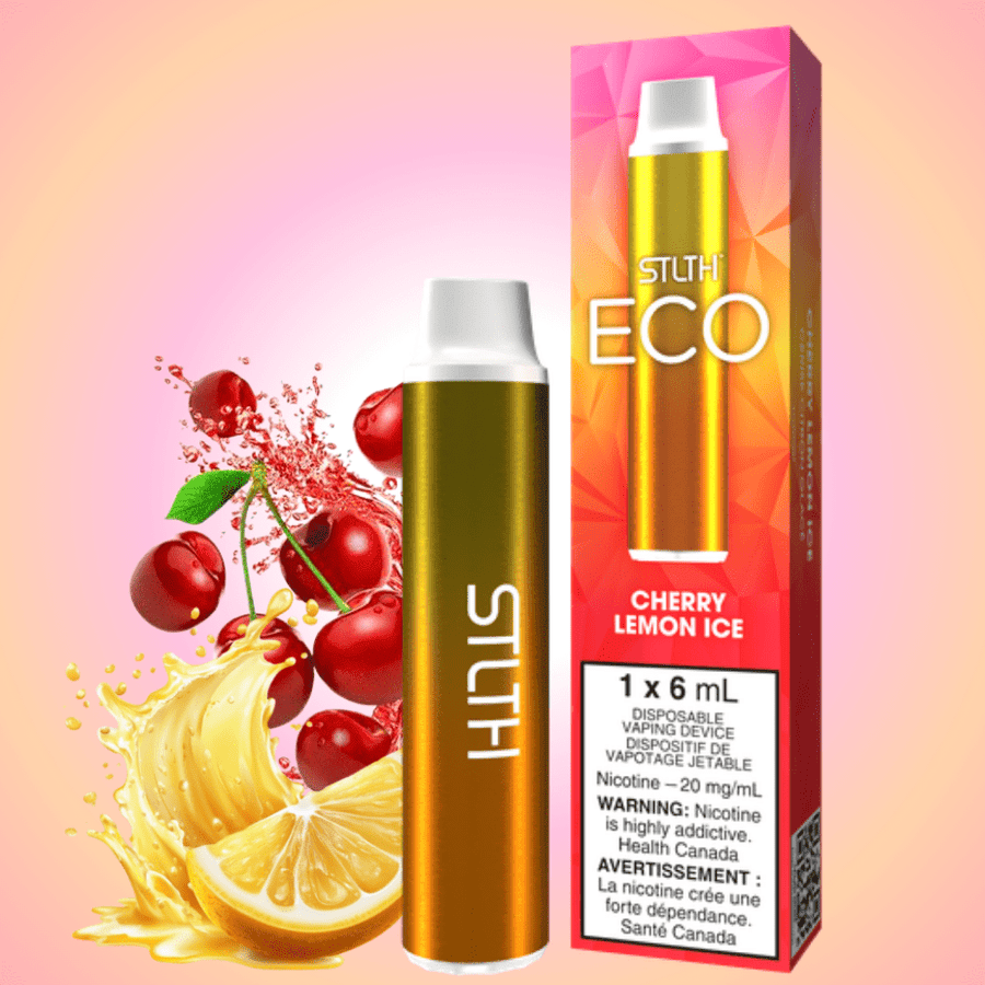 STLTH Eco Disposable Vape - Cherry Lemon Ice 20mg Winkler Vape SuperStore and Bong Shop Manitoba Canada