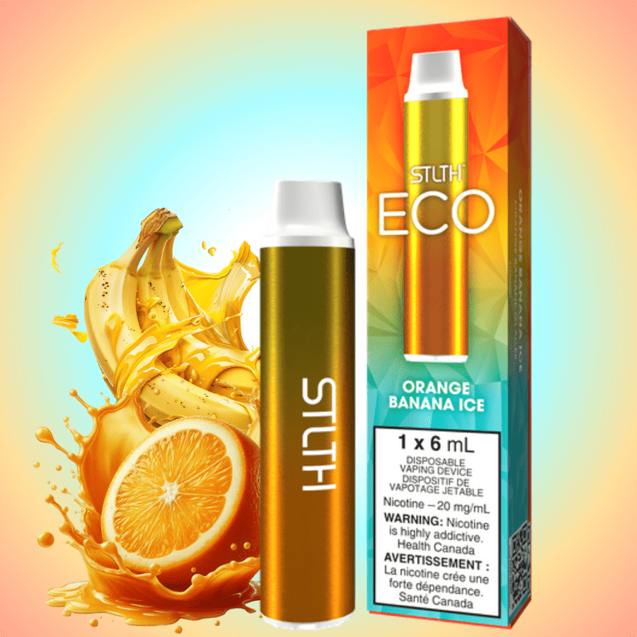 STLTH Eco Disposable Vape - Orange Banana Ice 20mg Winkler Vape SuperStore and Bong Shop Manitoba Canada