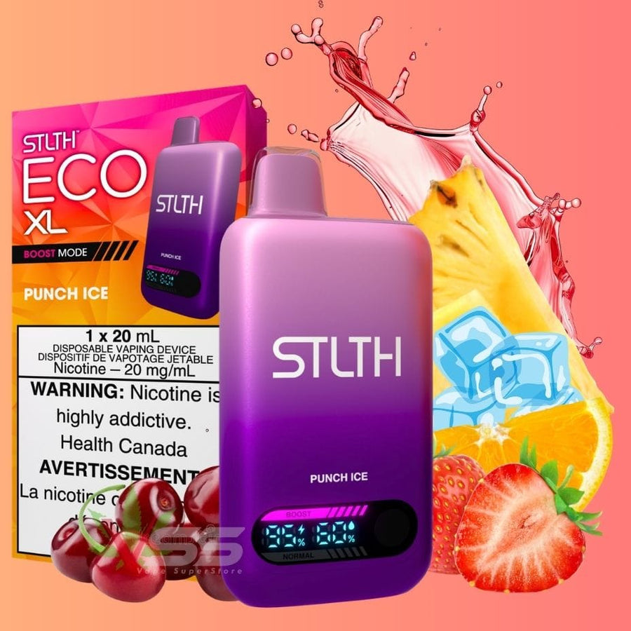 STLTH Eco XL Disposable Vape - Punch Ice Winkler Vape SuperStore and Bong Shop Manitoba Canada