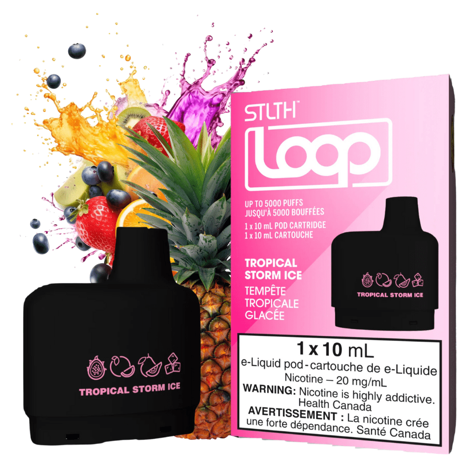 Stlth Loop Closed Pod Systems 20mg / 5000Puffs STLTH Loop Pods-Tropical Storm Ice STLTH Loop Pods-Tropical Storm Ice-Winkler Vape SuperStore Manitoba
