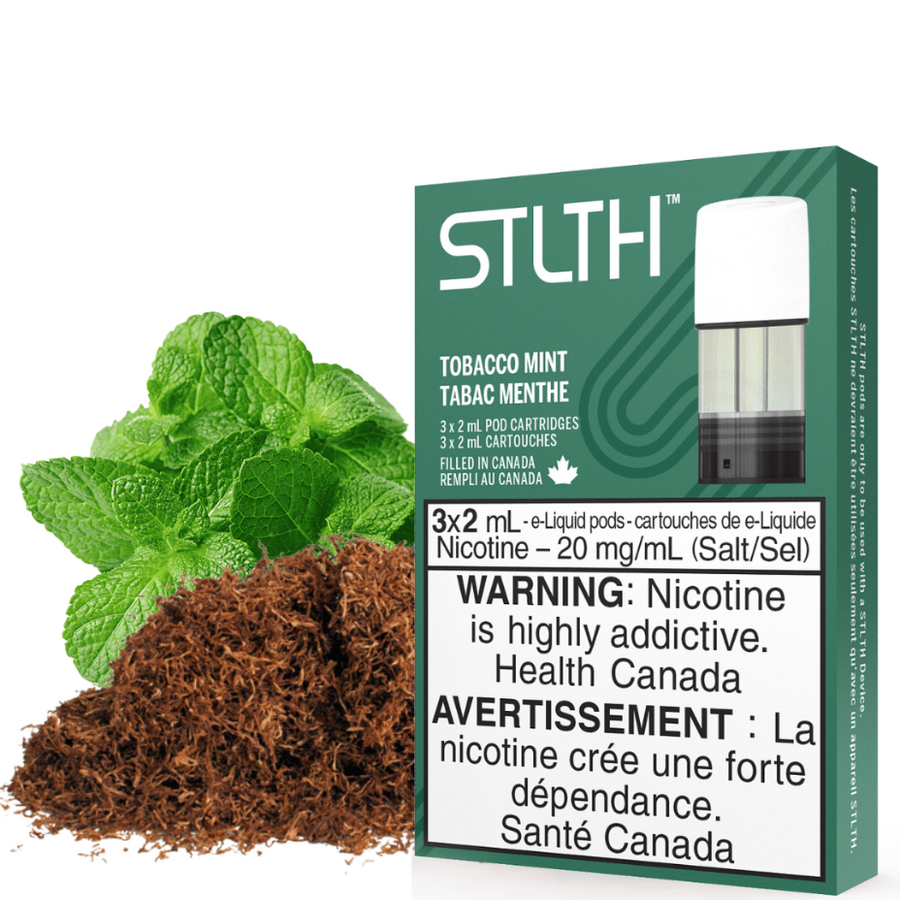 STLTH STLTH pods STLTH Pods-Tobacco Mint STLTH Pods-Tobacco Mint-Winkler Vape SuperStore Manitoba, Canada