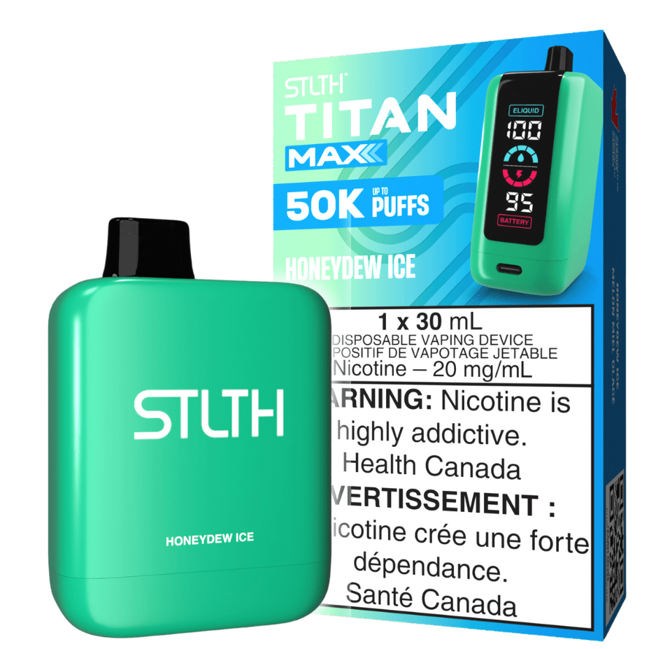 STLTH Titan Max 50k Disposable Vape-Honeydew Ice 50000 Puffs Winkler Vape SuperStore and Bong Shop Manitoba Canada
