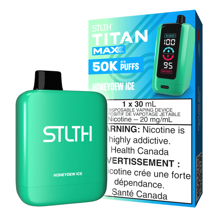 STLTH Titan Max 50k Disposable Vape-Honeydew Ice 50000 Puffs Winkler Vape SuperStore and Bong Shop Manitoba Canada